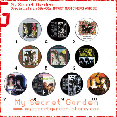 Strawberry Switchblade - Since Yesterday, Jolene Pinback Button Badge Set ( or Hair Ties / 4.4 cm Badge / Magnet / Keychain Set )